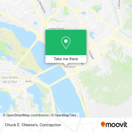 Mapa de Chuck E. Cheese's