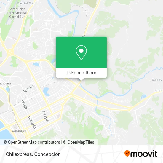 Mapa de Chilexpress
