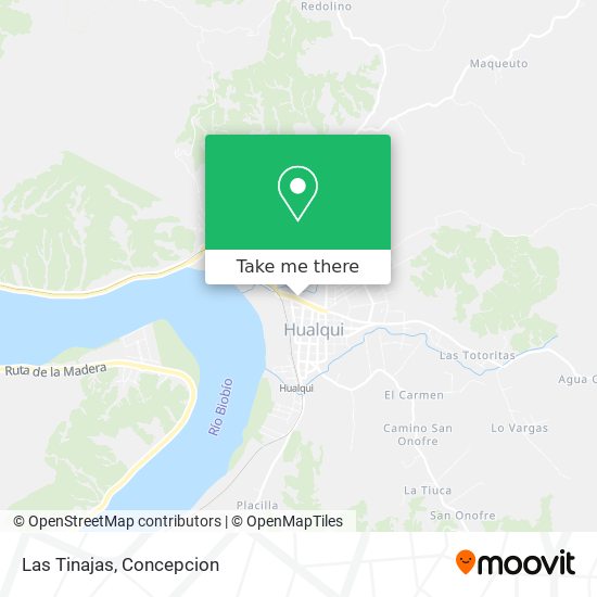 Mapa de Las Tinajas