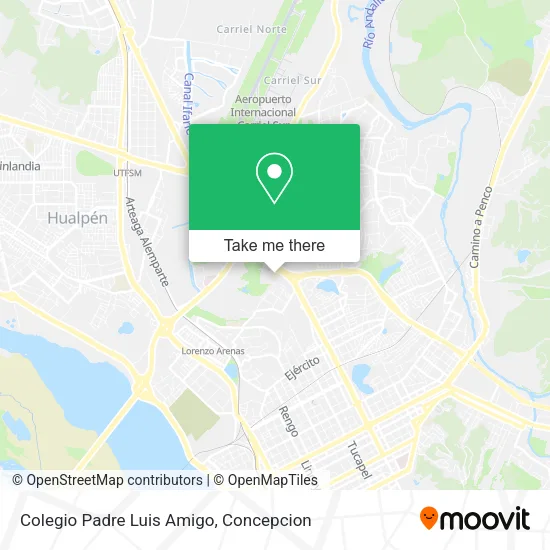 Colegio Padre Luis Amigo map
