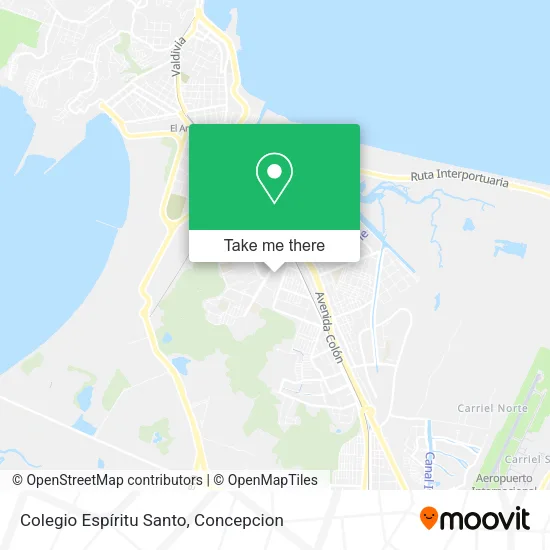 Mapa de Colegio Espíritu Santo