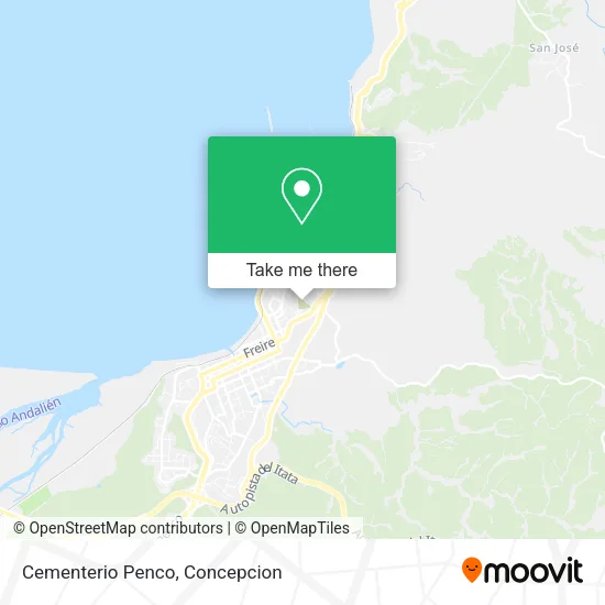 Mapa de Cementerio Penco