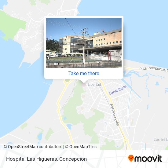 Hospital Las Higueras map