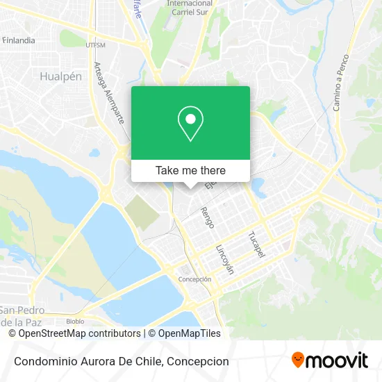 Mapa de Condominio Aurora De Chile