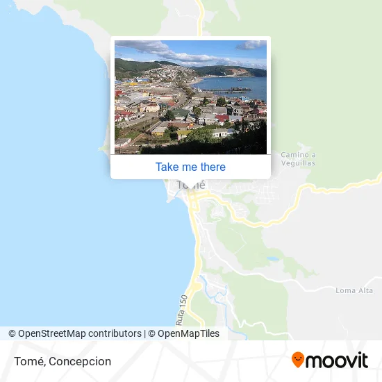Mapa de Tomé