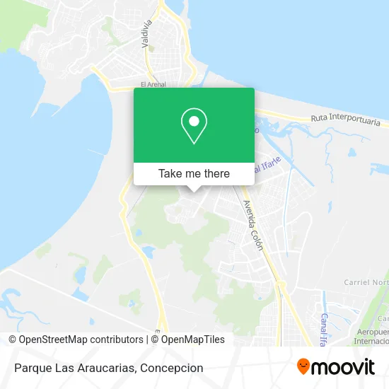 Mapa de Parque Las Araucarias