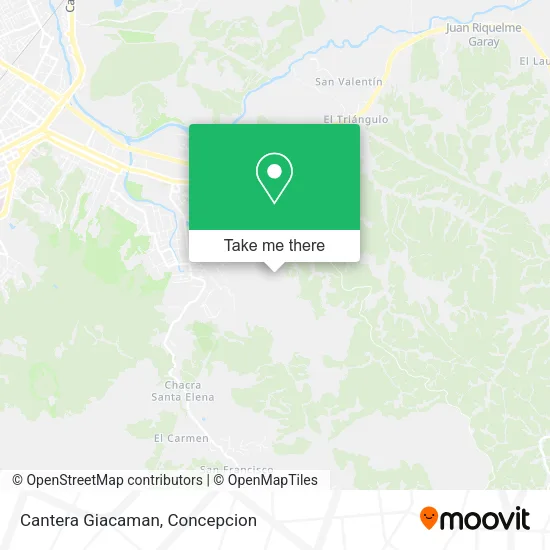 Mapa de Cantera Giacaman