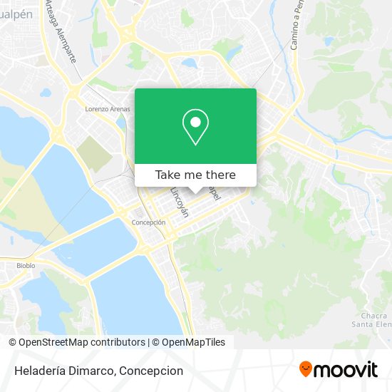 Mapa de Heladería Dimarco