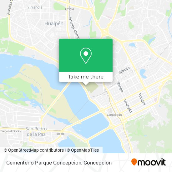Cementerio Parque Concepción map