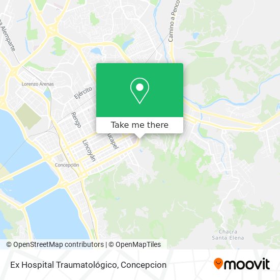 Ex Hospital Traumatológico map