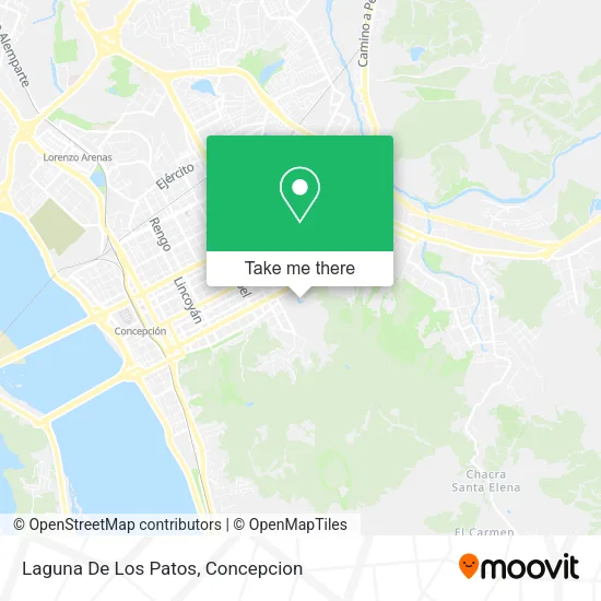 Mapa de Laguna De Los Patos