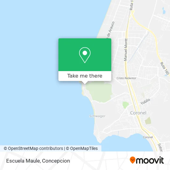 Escuela Maule map