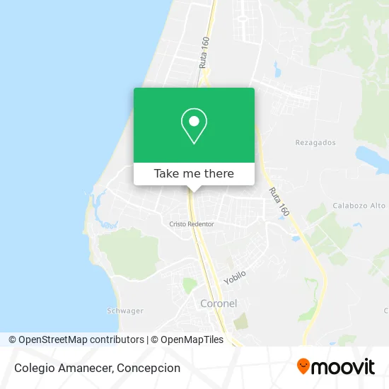 Mapa de Colegio Amanecer