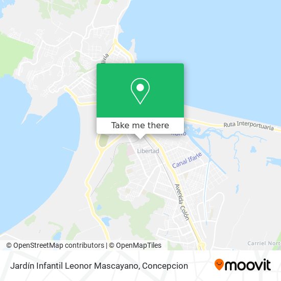Mapa de Jardín Infantil Leonor Mascayano