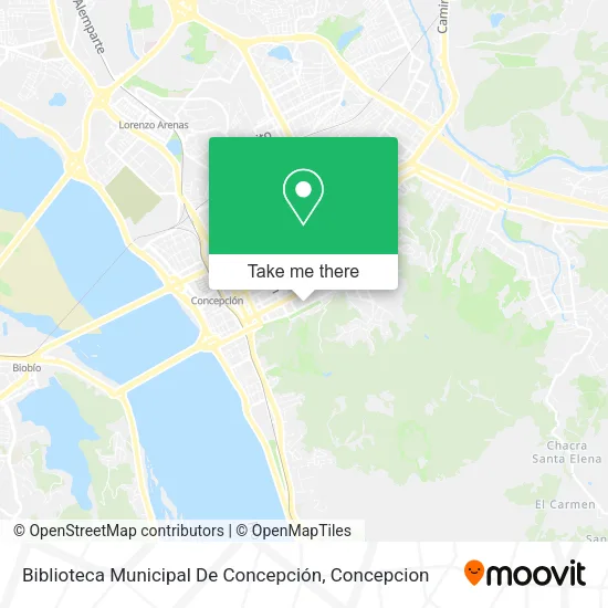 Mapa de Biblioteca Municipal De Concepción