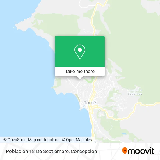 Mapa de Población 18 De Septiembre