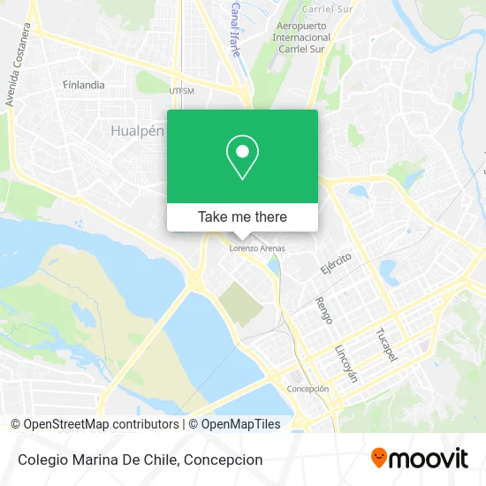 Colegio Marina De Chile map