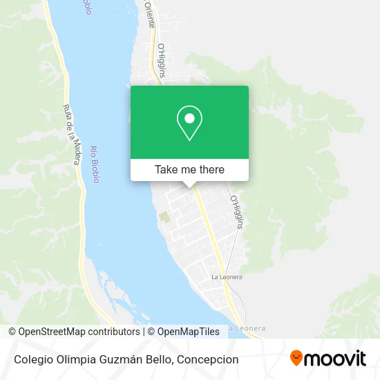 Mapa de Colegio Olimpia Guzmán Bello