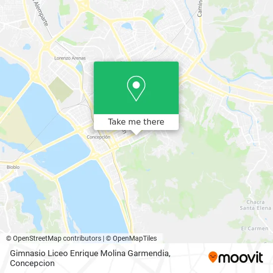 Mapa de Gimnasio Liceo Enrique Molina Garmendia