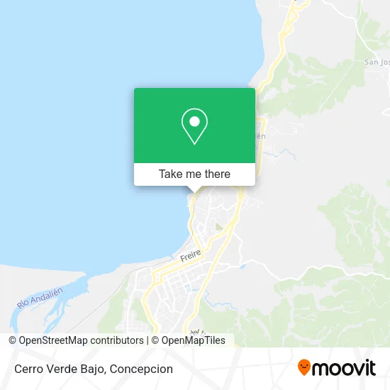 Mapa de Cerro Verde Bajo