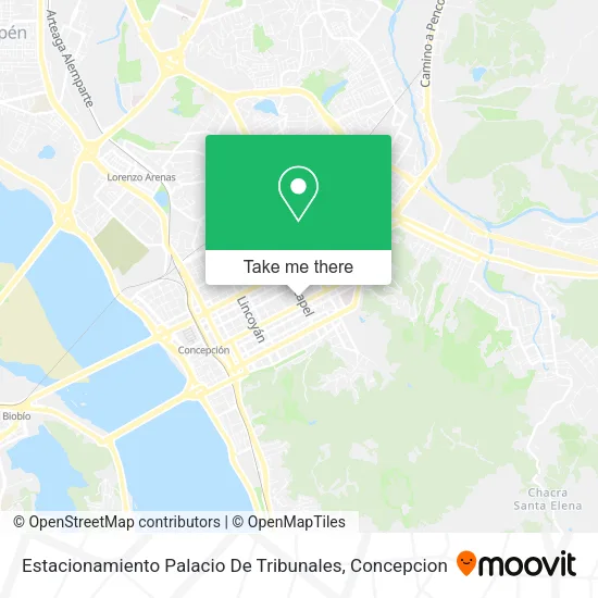 Mapa de Estacionamiento Palacio De Tribunales