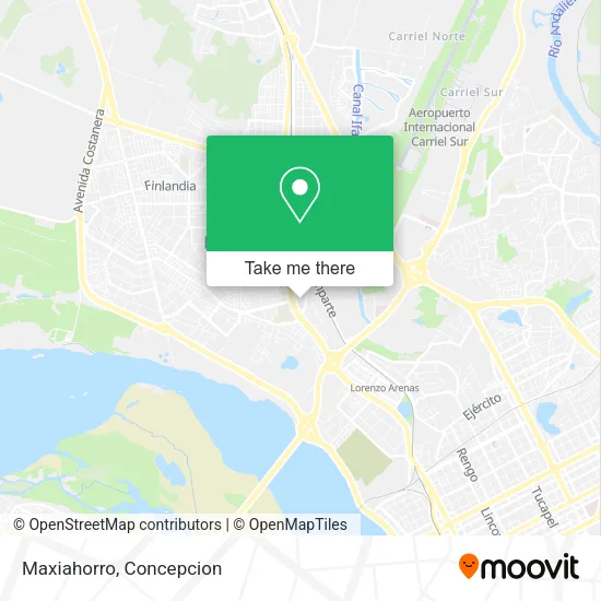 Mapa de Maxiahorro