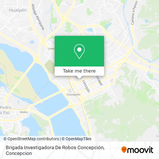 Brigada Investigadora De Robos Concepción map