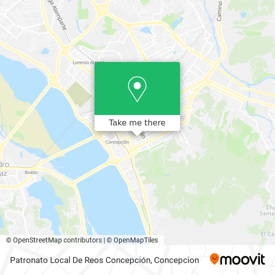 Mapa de Patronato Local De Reos Concepción
