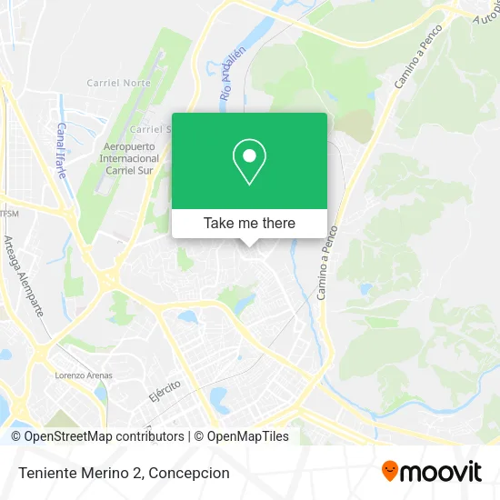 Mapa de Teniente Merino 2