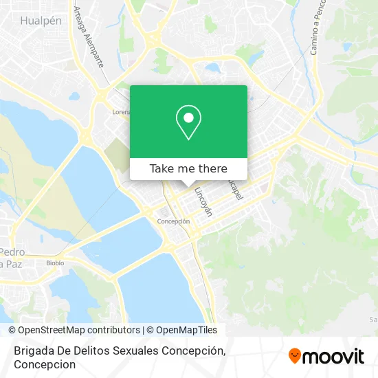 Brigada De Delitos Sexuales Concepción map