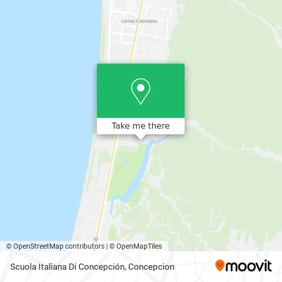 Scuola Italiana Di Concepción map