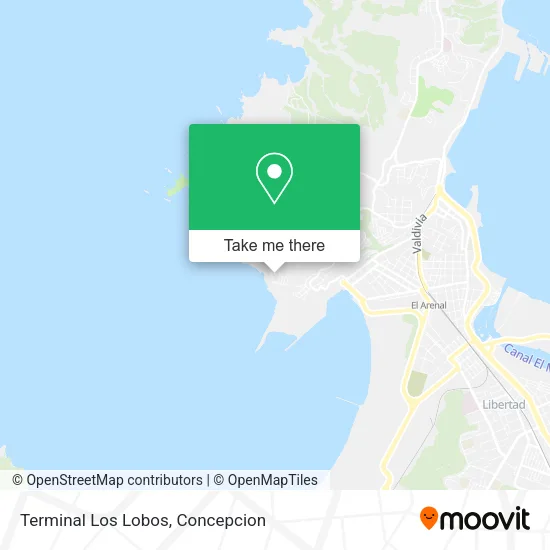 Mapa de Terminal Los Lobos
