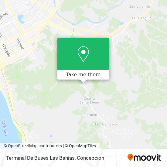 Terminal De Buses Las Bahías map