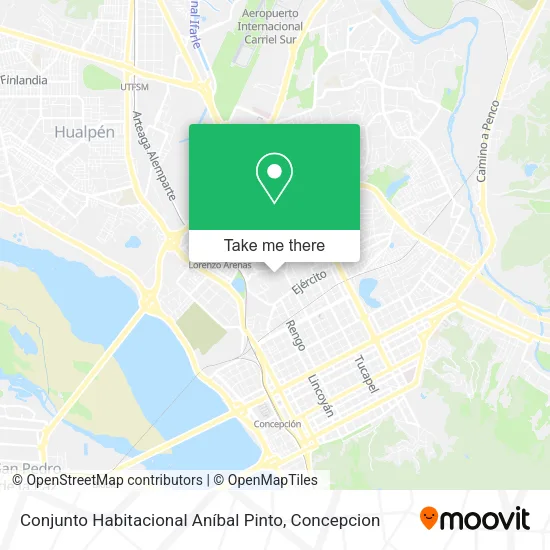 Mapa de Conjunto Habitacional Aníbal Pinto