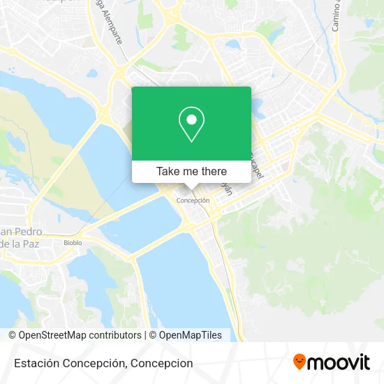 Mapa de Estación Concepción