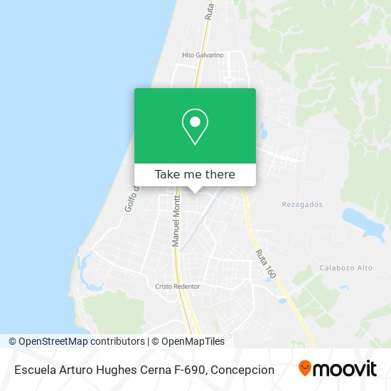 Mapa de Escuela Arturo Hughes Cerna F-690