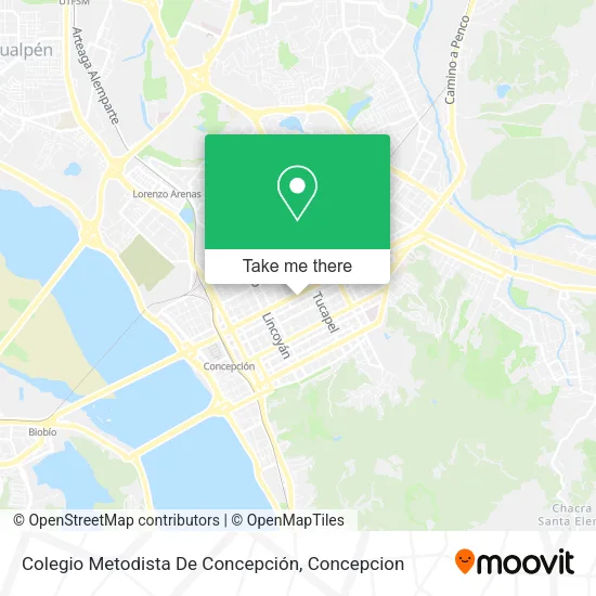 Mapa de Colegio Metodista De Concepción