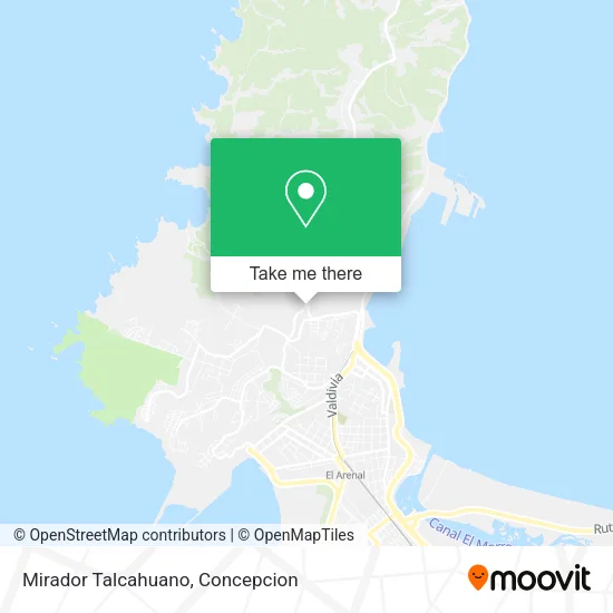 Mapa de Mirador Talcahuano