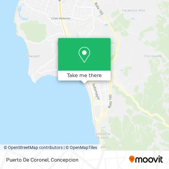 Puerto De Coronel map
