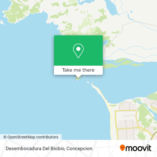 Desembocadura Del Biobío map