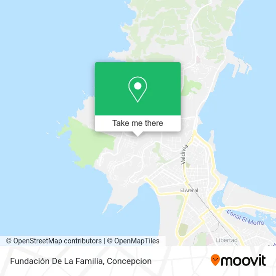 Mapa de Fundación De La Familia