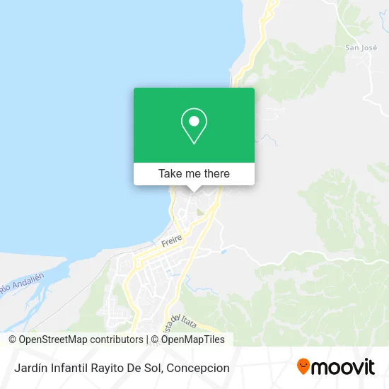 Mapa de Jardín Infantil Rayito De Sol