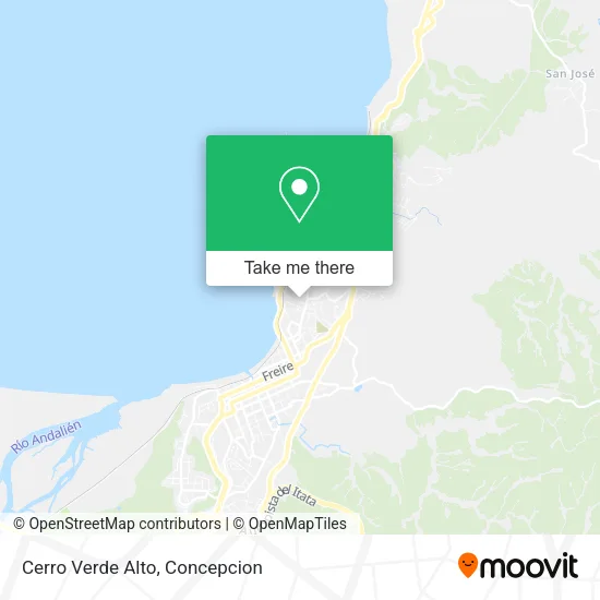 Mapa de Cerro Verde Alto