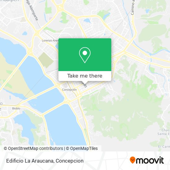 Mapa de Edificio La Araucana