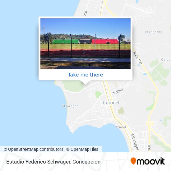 Mapa de Estadio Federico Schwager