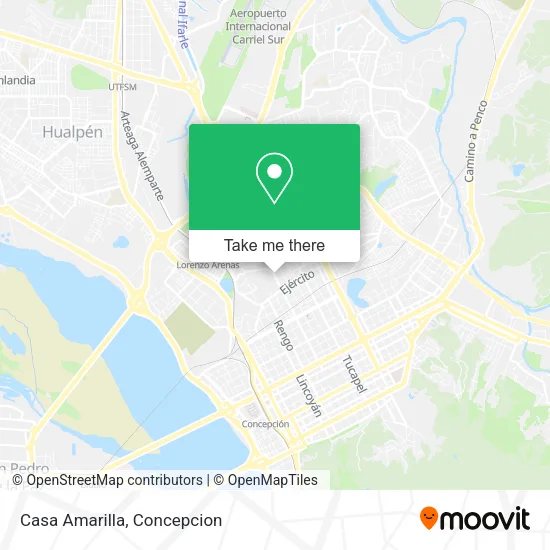 Mapa de Casa Amarilla