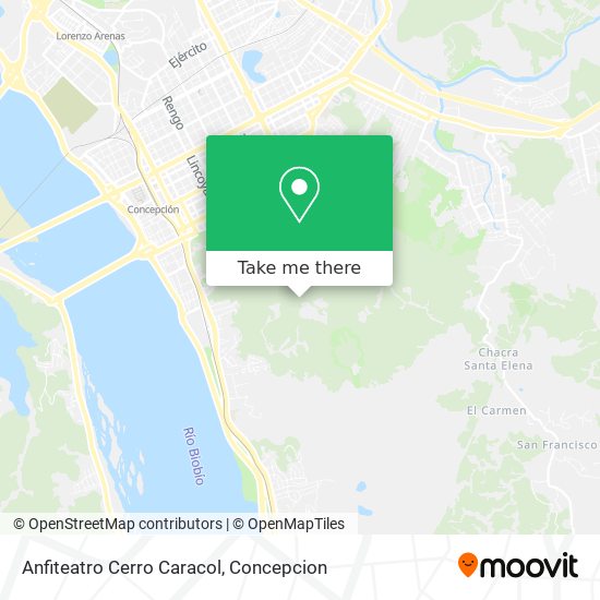 Mapa de Anfiteatro Cerro Caracol