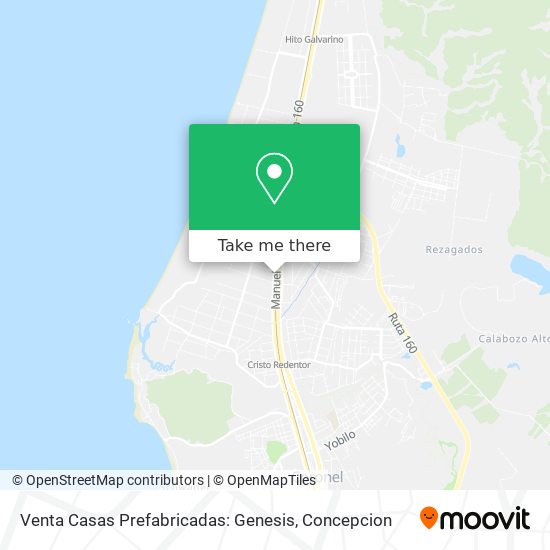 Mapa de Venta Casas Prefabricadas: Genesis