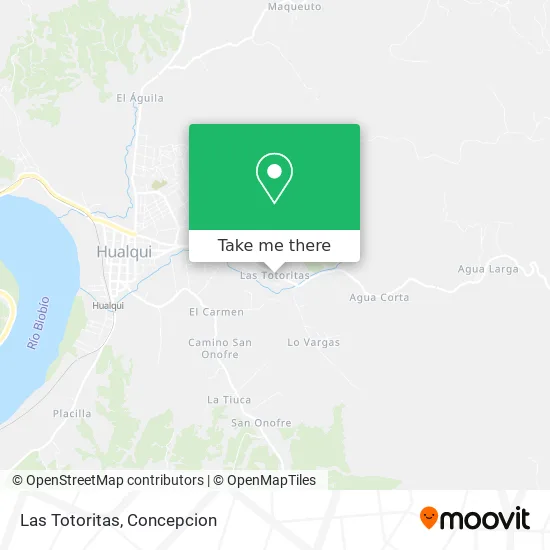 Las Totoritas map