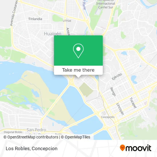 Los Robles map